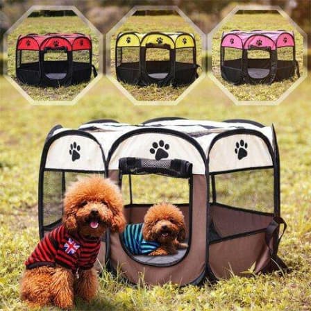 Portable Dog Cat Playpen - Small_0